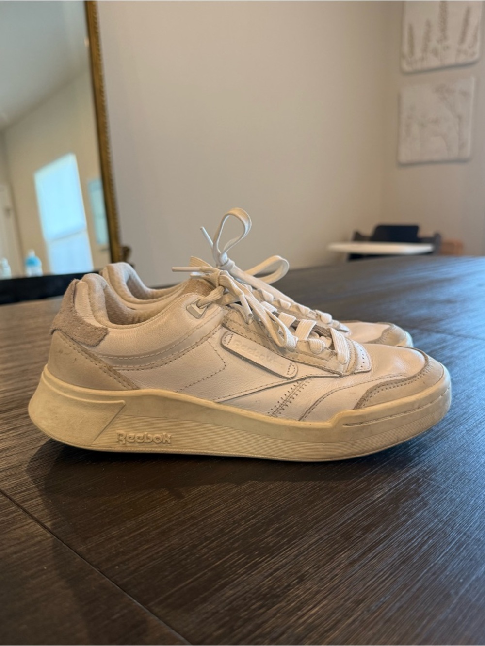 Reebok Classic White Leather Sneakers